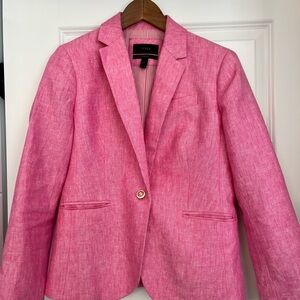 J. Crew Vibrant Pink Blazer